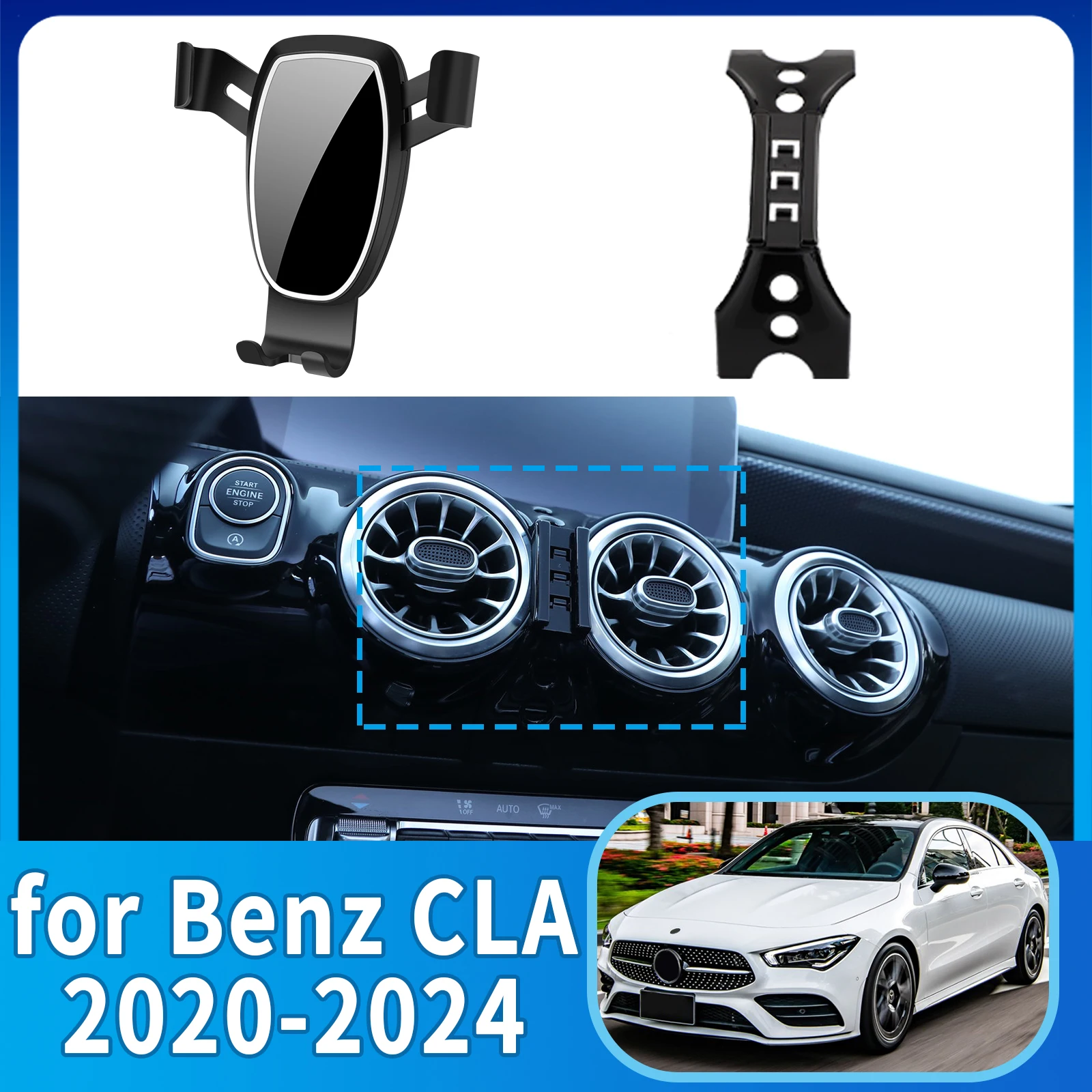 fit for Mercedes Benz CLA 250 A 2020 2021-2024 Anti-Shake Screen Base Phone Holder Mount Stand Dedicated Car accessoires
fit for Mercedes Benz CLA 250 A 2020 2021-2024 Anti-Shake Screen Base Phone Holder Mount Stand Dedicated Car accessoires
