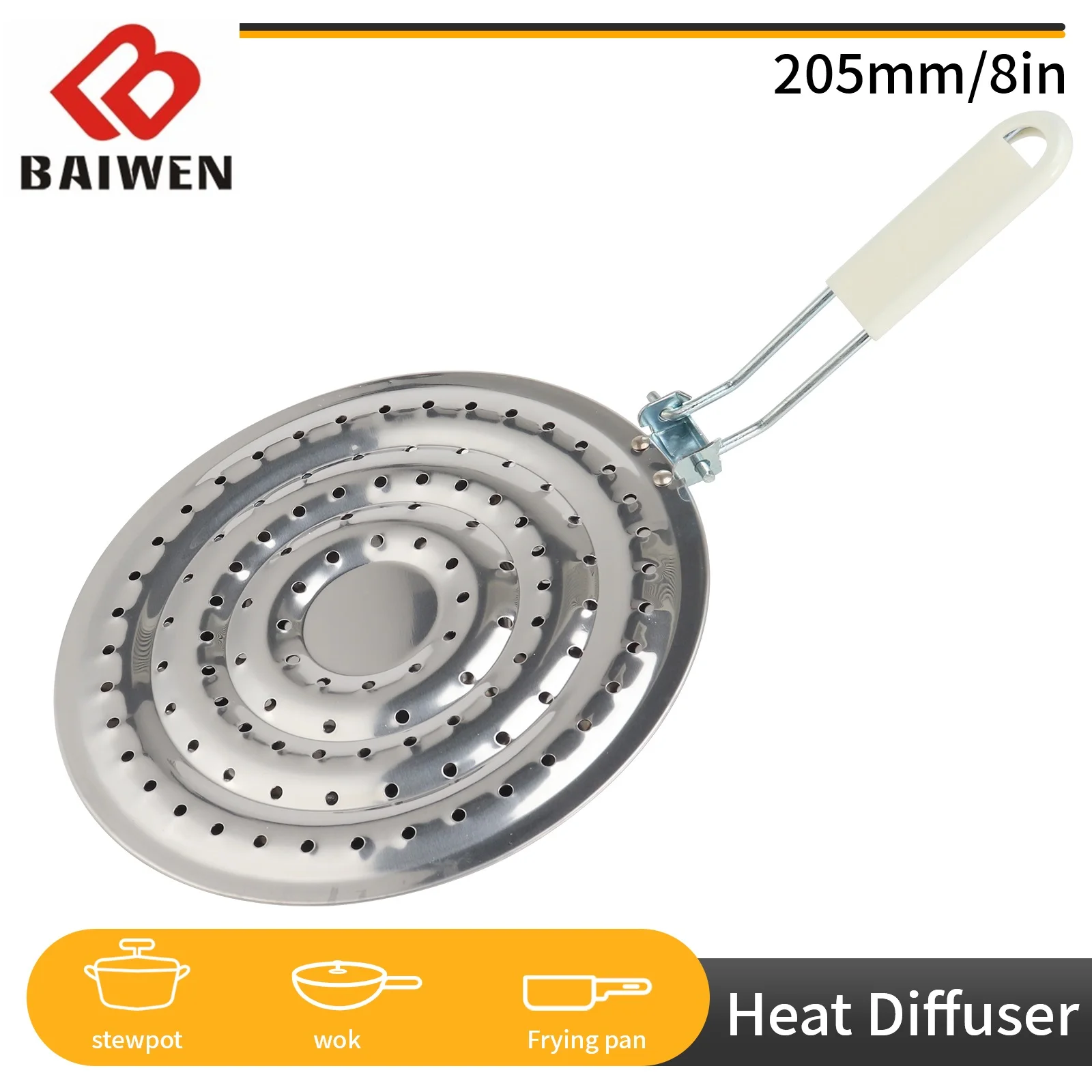 21cm Metaltex Heat Diffuser Gas Hob Flame Spreader Pan Induction Plate Thermal Board Adapter Converter
21cm Metaltex Heat Diffuser Gas Hob Flame Spreader Pan Induction Plate Thermal Board Adapter Converter
