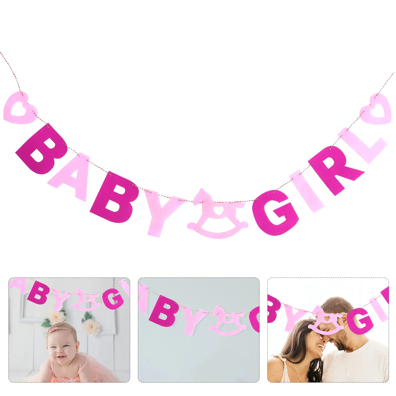 BABY GIRL Garland Bunting Banner Christening Baby Shower Decoration Birthday Party Favors BABY GIRL banner
BABY GIRL Garland Bunting Banner Christening Baby Shower Decoration Birthday Party Favors BABY GIRL banner