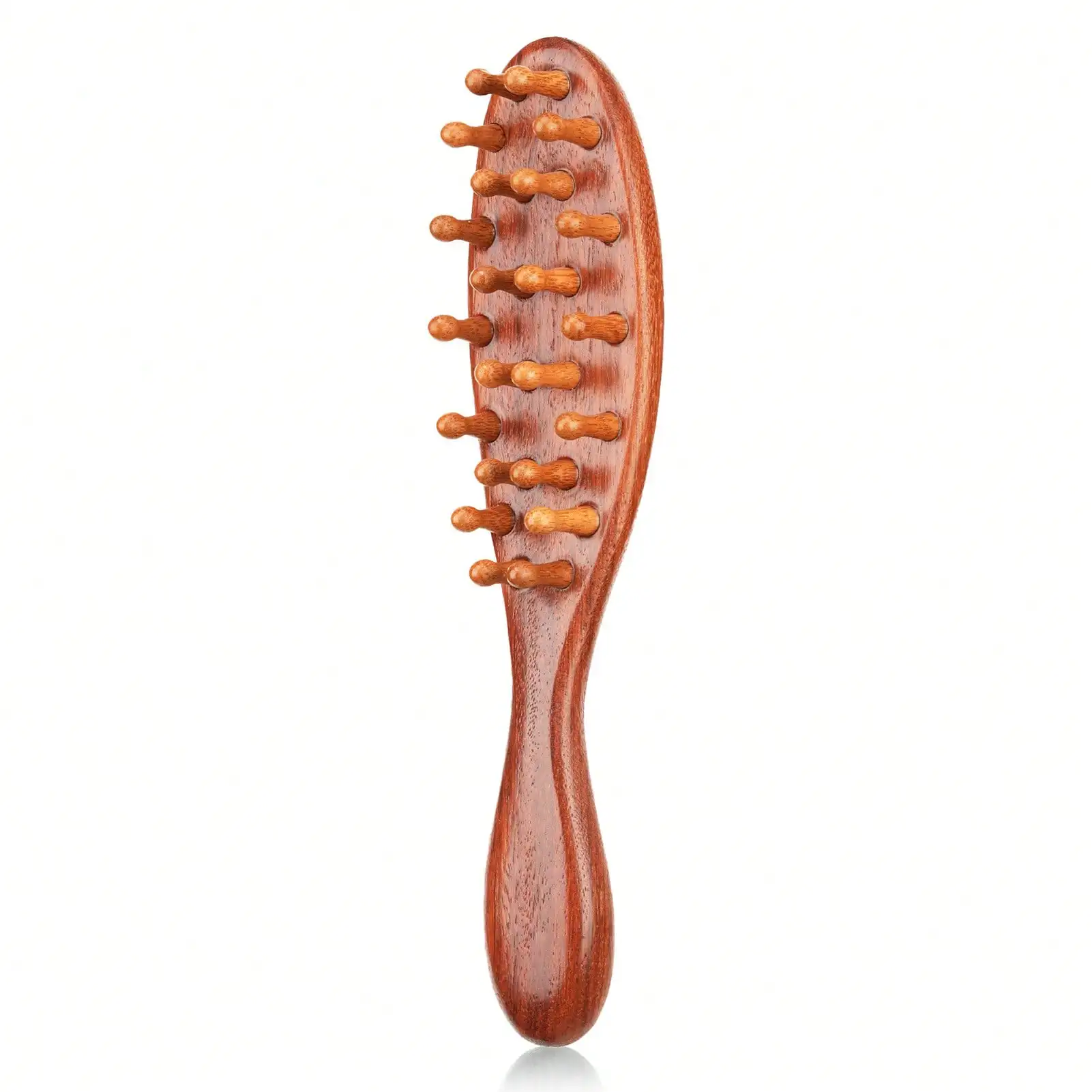 Goiple Pure Wood Dreadlock Styling Brush |Round Spherical Teeth Gently Detangle Hair, Boosts Scalp Blood Circulation,Shapes Dreadlocks And Boosts Hair Shine. Handcrafted Wooden Design Fits All Hair Types,Great For Protective Hairstyles & Everyday Family U
Goiple Pure Wood Dreadlock Styling Brush |Round Spherical Teeth Gently Detangle Hair, Boosts Scalp Blood Circulation,Shapes Dreadlocks And Boosts Hair Shine. Handcrafted Wooden Design Fits All Hair Types,Great For Protective Hairstyles & Everyday Family U
