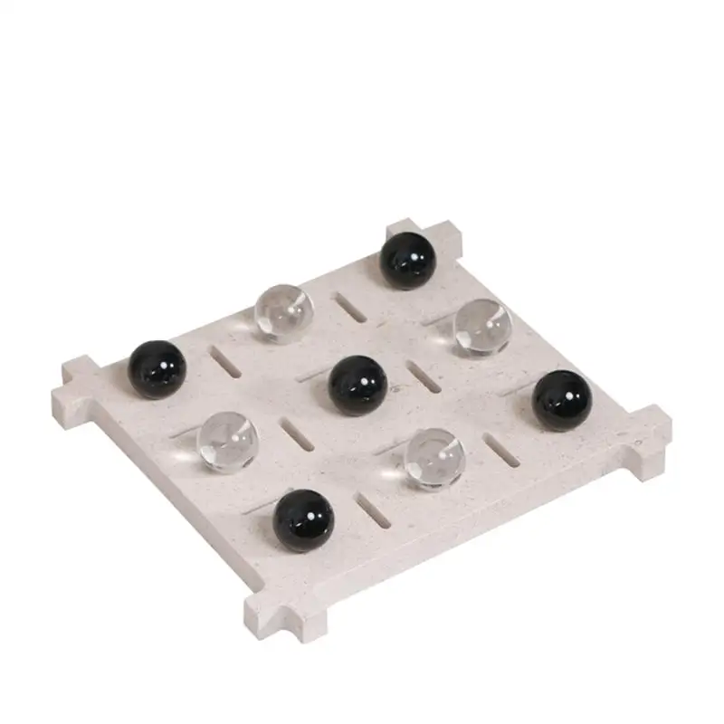 Modern simple crystal marble chessboard desktop ornament model room home decoration ornament
Modern simple crystal marble chessboard desktop ornament model room home decoration ornament