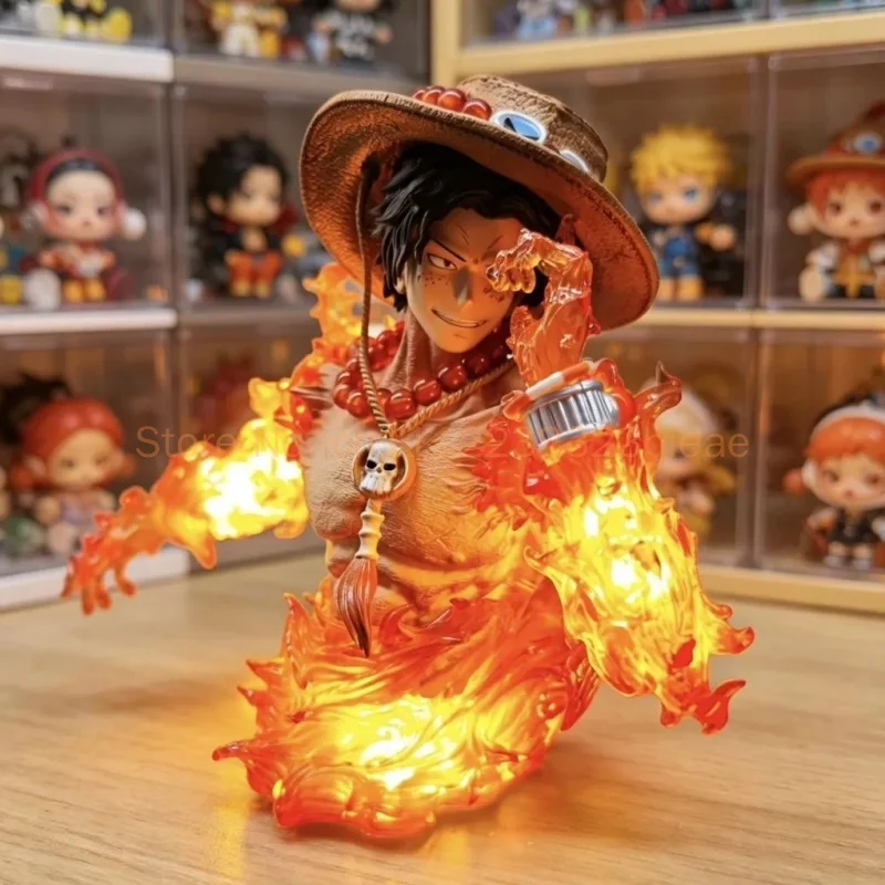 Portgas D. Ace 14cm Anime Figure 1/6 Scale Flame PVC Statue Model (LED Light & Non-Light Version) Collectible display Toy gifts
Portgas D. Ace 14cm Anime Figure 1/6 Scale Flame PVC Statue Model (LED Light & Non-Light Version) Collectible display Toy gifts