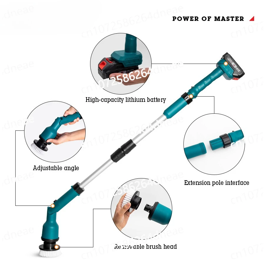 Long Pole Electric Cleaning Brush Household Multifunctional Glass 8-in-1 Cleaning Machine
Long Pole Electric Cleaning Brush Household Multifunctional Glass 8-in-1 Cleaning Machine