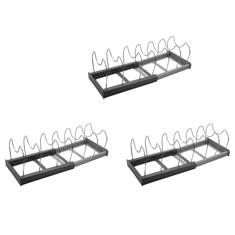 ABXF-3X 7 Dividers Kitchen Pot Lid Holder Expandable Pan Organizer Rack Drawer Type Adjustable Utensils Organize
ABXF-3X 7 Dividers Kitchen Pot Lid Holder Expandable Pan Organizer Rack Drawer Type Adjustable Utensils Organize