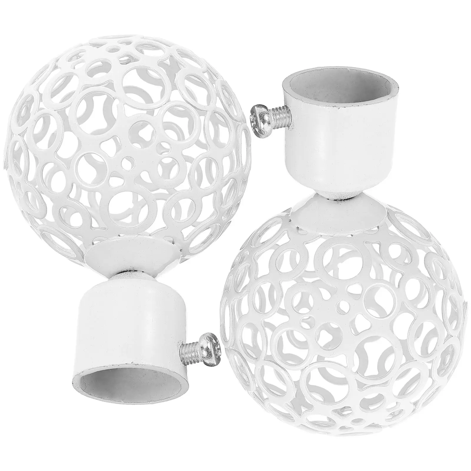 2 Pcs Curtain Rod Ends White 22mm Iron Finials Replacement Modern Decorative Accessories For Window Pole Craft
2 Pcs Curtain Rod Ends White 22mm Iron Finials Replacement Modern Decorative Accessories For Window Pole Craft