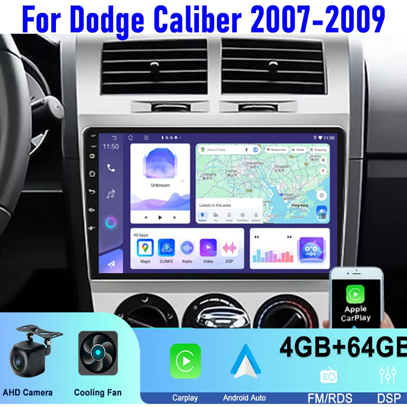 10'' For Dodge Caliber 2007-2009 Car Radio Head Unit Carplay Apple Android 13 Auto Intelligent System Multimedia Player GPS WIFI
10'' For Dodge Caliber 2007-2009 Car Radio Head Unit Carplay Apple Android 13 Auto Intelligent System Multimedia Player GPS WIFI