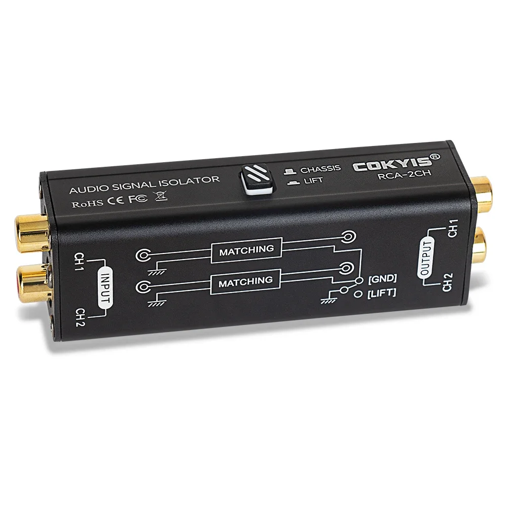 1 PCS Hifi Audio Isolator Ground Loop Audio Isolator Audio Noise Filter RCA Noise Isolator Signal Reducer
1 PCS Hifi Audio Isolator Ground Loop Audio Isolator Audio Noise Filter RCA Noise Isolator Signal Reducer