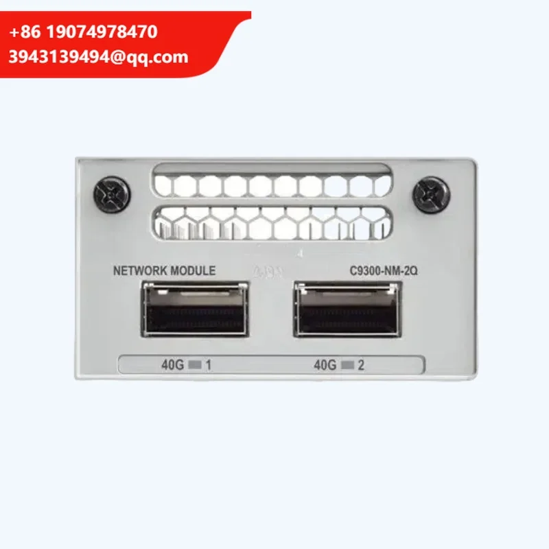 Модули C9300-NM-2Q CISCOS, 2 x 40GE Gigabit Ethernet, сетевой модуль для коммутаторов серии C9300, C9300-NM-2Q
Модули C9300-NM-2Q CISCOS, 2 x 40GE Gigabit Ethernet, сетевой модуль для коммутаторов серии C9300, C9300-NM-2Q