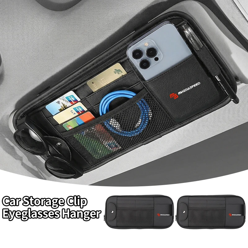 Car Sun Visor Organizer Sunglasses Holder Card Clip Bag Accessories For Mazda 6 3 CX5 5 2 323 CX7 Demio Atenza Axela MX30 CX30 C
Car Sun Visor Organizer Sunglasses Holder Card Clip Bag Accessories For Mazda 6 3 CX5 5 2 323 CX7 Demio Atenza Axela MX30 CX30 C