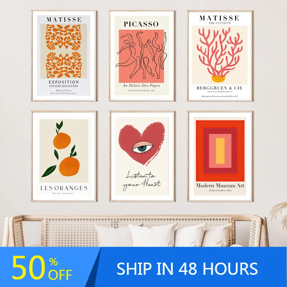 Picasso Matisse Abstract Yayoi Kusama Wall Art Canvas Pictures Painting Nordic Aesthetics Posters and Prints Living Room Decor
Picasso Matisse Abstract Yayoi Kusama Wall Art Canvas Pictures Painting Nordic Aesthetics Posters and Prints Living Room Decor