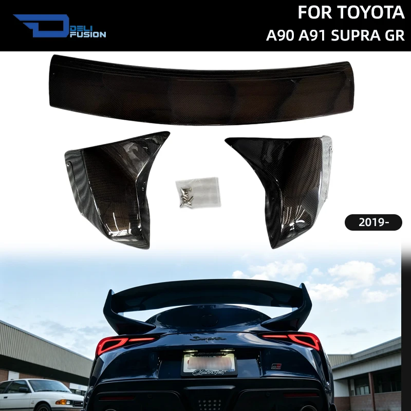 Streethunt Style Carbon Rear Trunk Wing For 2019+ Toyota GR Supra A90 A91 Rear Spoiler Exterior Mod Parts
Streethunt Style Carbon Rear Trunk Wing For 2019+ Toyota GR Supra A90 A91 Rear Spoiler Exterior Mod Parts