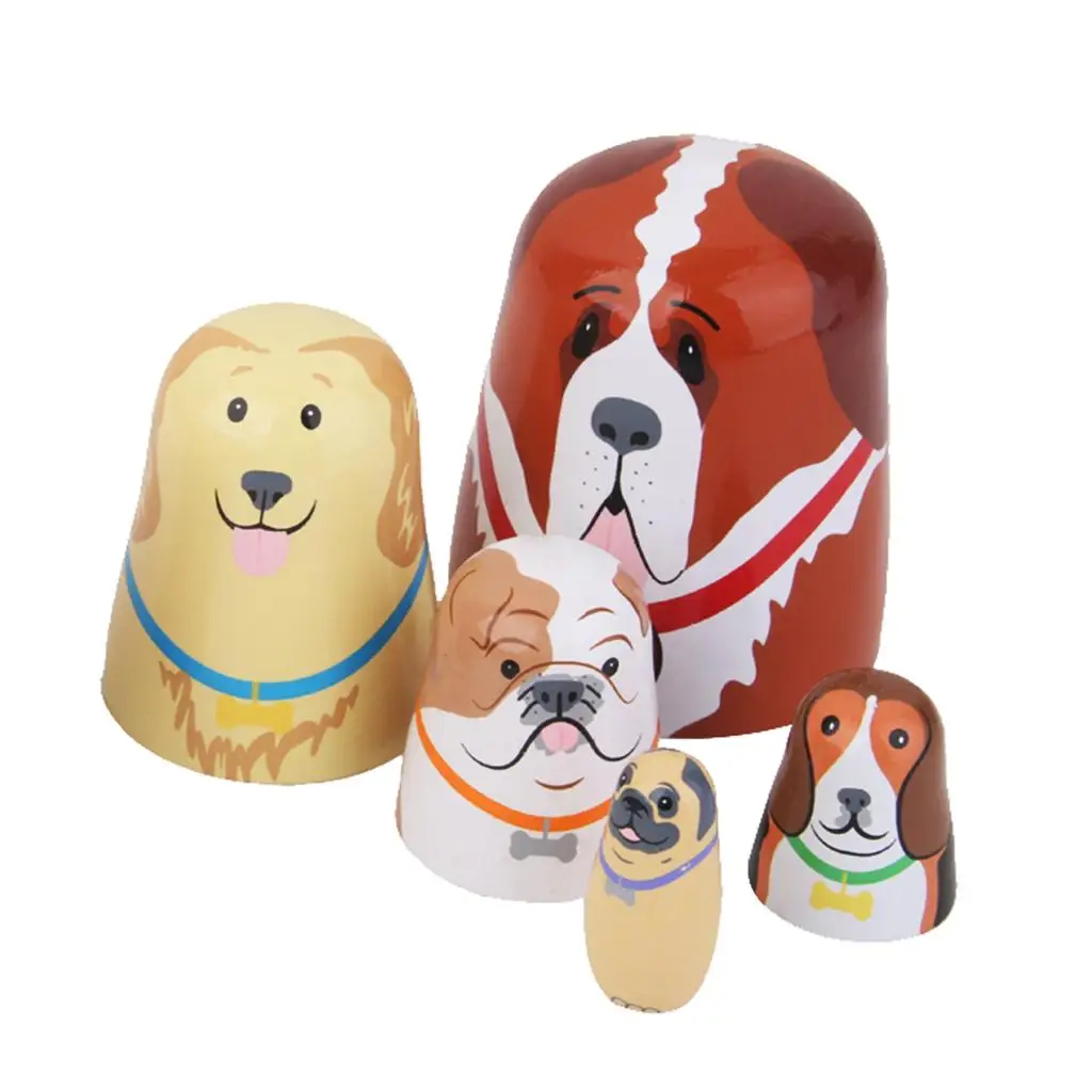 Russian Dolls Wooden Hand Painted Matryoshka Nesting Doll Set Home Decor Miniature for Gift Collectors
Russian Dolls Wooden Hand Painted Matryoshka Nesting Doll Set Home Decor Miniature for Gift Collectors