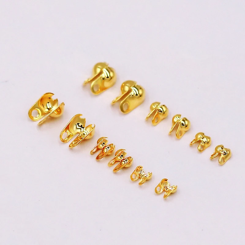 Brass Ball Chain End Crimp Beads Caps For DIY Necklace Bracelet Making Connector Clasps Jewelry Accessories
Brass Ball Chain End Crimp Beads Caps For DIY Necklace Bracelet Making Connector Clasps Jewelry Accessories