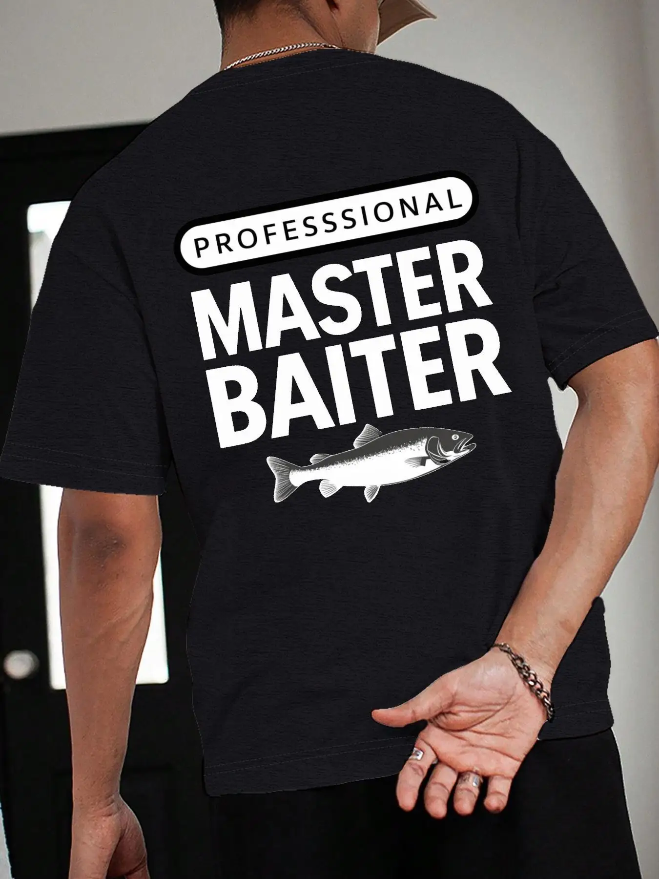 Funny Fishing Graphic T-Shirt “Master Baiter” Print for Men Outdoor Fisherman Gift, Father’s Day or Summer Beach Wear S-3XL
Funny Fishing Graphic T-Shirt “Master Baiter” Print for Men Outdoor Fisherman Gift, Father’s Day or Summer Beach Wear S-3XL