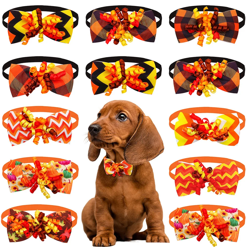 20/40PCS Thanksgiving Dog Bowties Dog Neckties with Colorful Ribbon Pumpkin Grooming Adjustable Dog Collar Puppy Supplies
20/40PCS Thanksgiving Dog Bowties Dog Neckties with Colorful Ribbon Pumpkin Grooming Adjustable Dog Collar Puppy Supplies