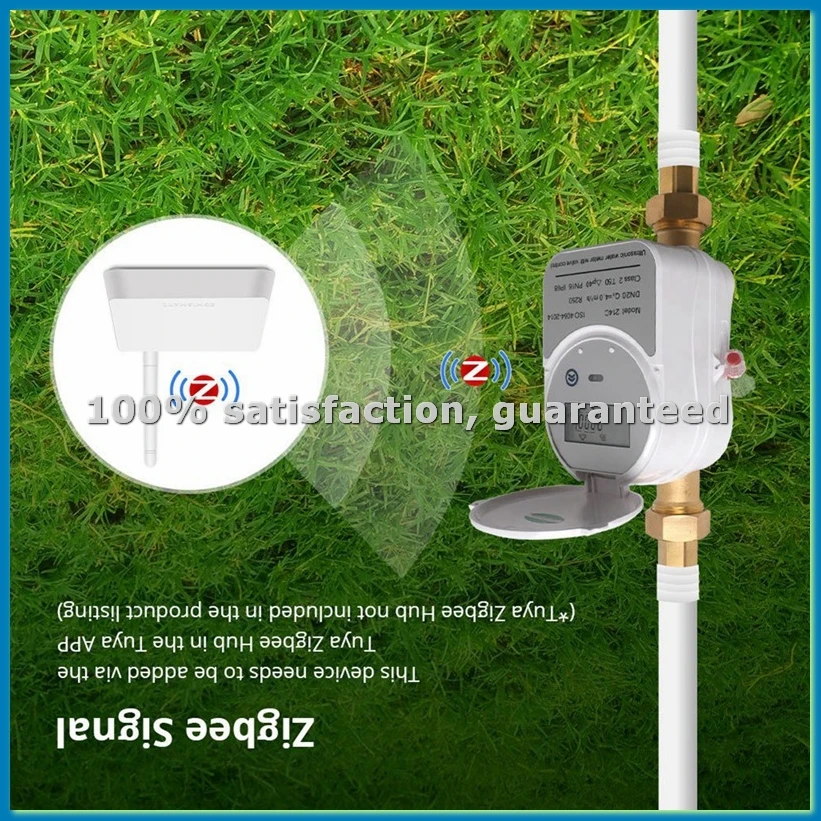 Tuya Zigbee Ultrasonic Water Meter DN20 with Valve LCD Display Water Quantity Flow Consumption Measure IP68 Waterproof-A33R
Tuya Zigbee Ultrasonic Water Meter DN20 with Valve LCD Display Water Quantity Flow Consumption Measure IP68 Waterproof-A33R