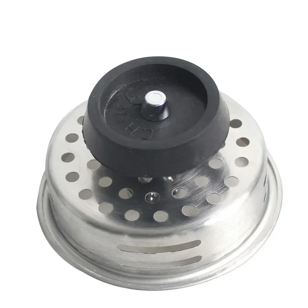 85MM Kitchen Sink Basket Strainer 304 Stainless Steel Water Stopper Sink Water Filter Plug Kitchen Sink Accessories Kitchen Tool
85MM Kitchen Sink Basket Strainer 304 Stainless Steel Water Stopper Sink Water Filter Plug Kitchen Sink Accessories Kitchen Tool