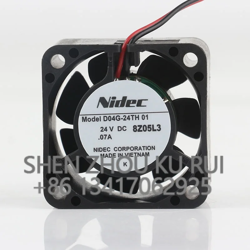 Original New Nidec D04G-24TH 01 5V 12V 48V DC 24V 0.07A AC EC 4020 40X40X20MM 4CM inverter quiet two-wire Axial flow Cooling fan
Original New Nidec D04G-24TH 01 5V 12V 48V DC 24V 0.07A AC EC 4020 40X40X20MM 4CM inverter quiet two-wire Axial flow Cooling fan