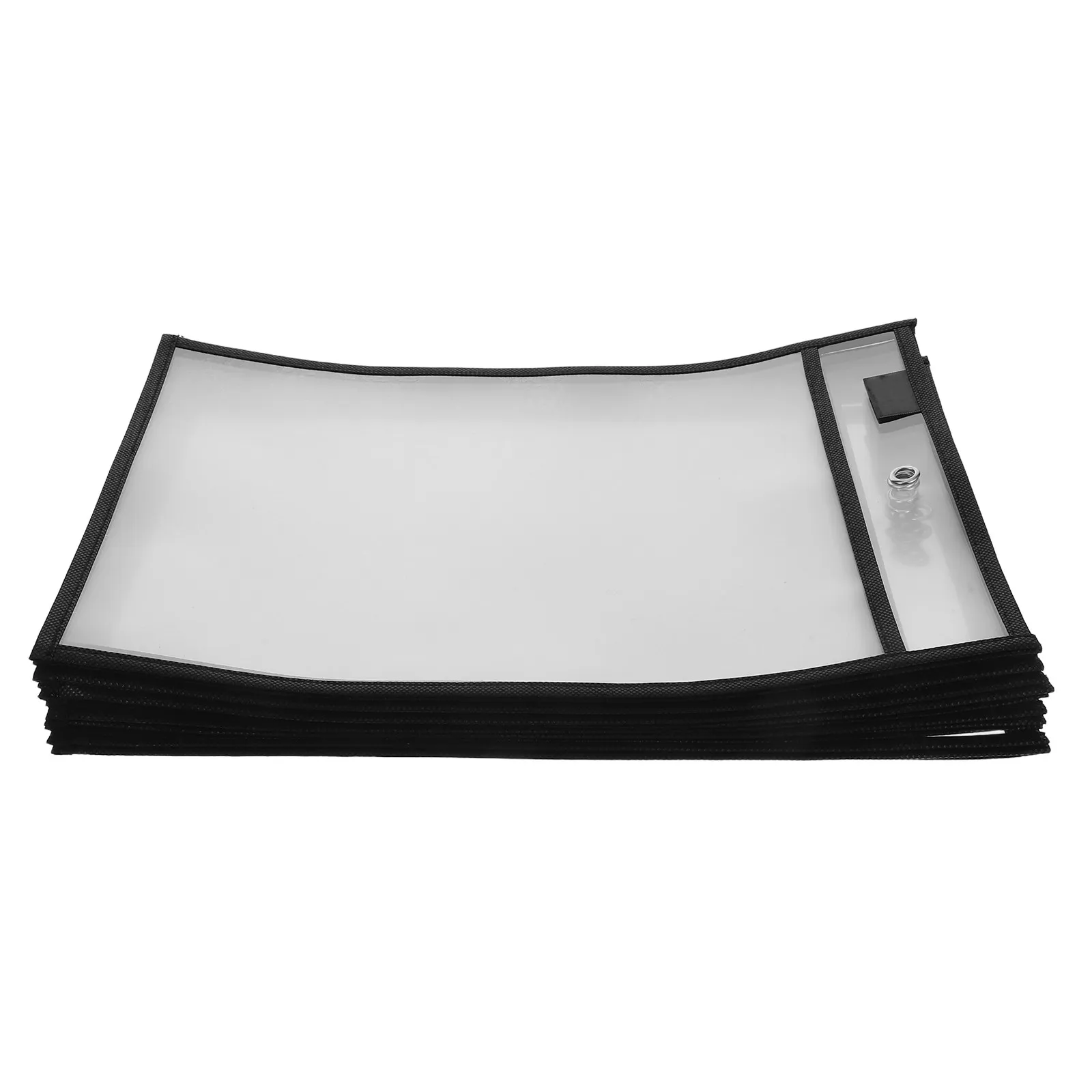 20Pcs Dry Erase Pocket Sleeves Reusable Clear Plastic Document Holders for School Classroom Office Hanging Folder Organizer
20Pcs Dry Erase Pocket Sleeves Reusable Clear Plastic Document Holders for School Classroom Office Hanging Folder Organizer