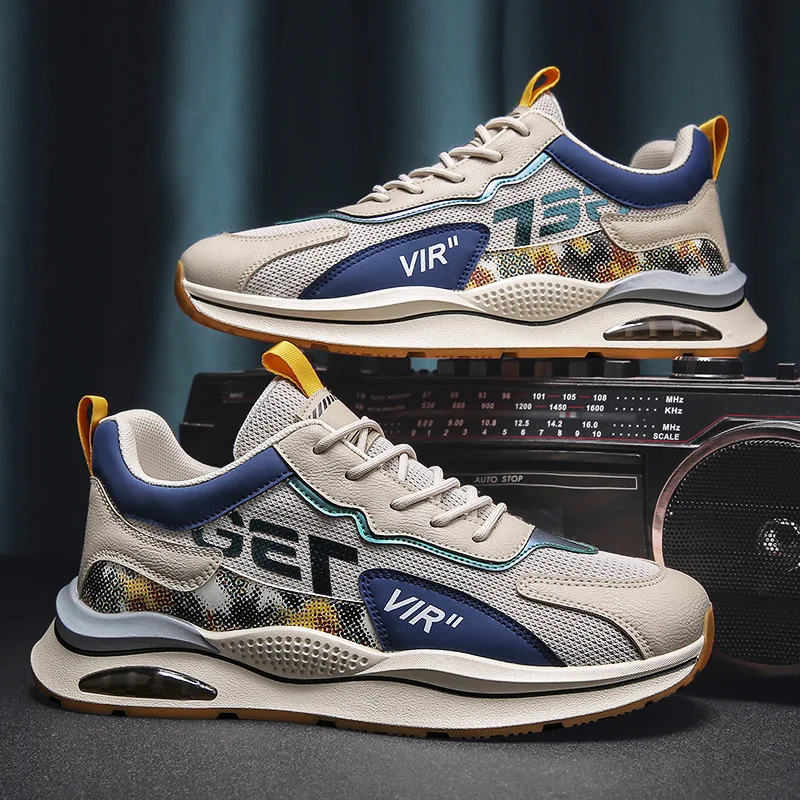 Men's Sneakers Summer Fashion Breathable Mesh Shoe Outdoor Running Casual Shoes for Men Comfortable Shock-absorbing Sports Shoes
Men's Sneakers Summer Fashion Breathable Mesh Shoe Outdoor Running Casual Shoes for Men Comfortable Shock-absorbing Sports Shoes