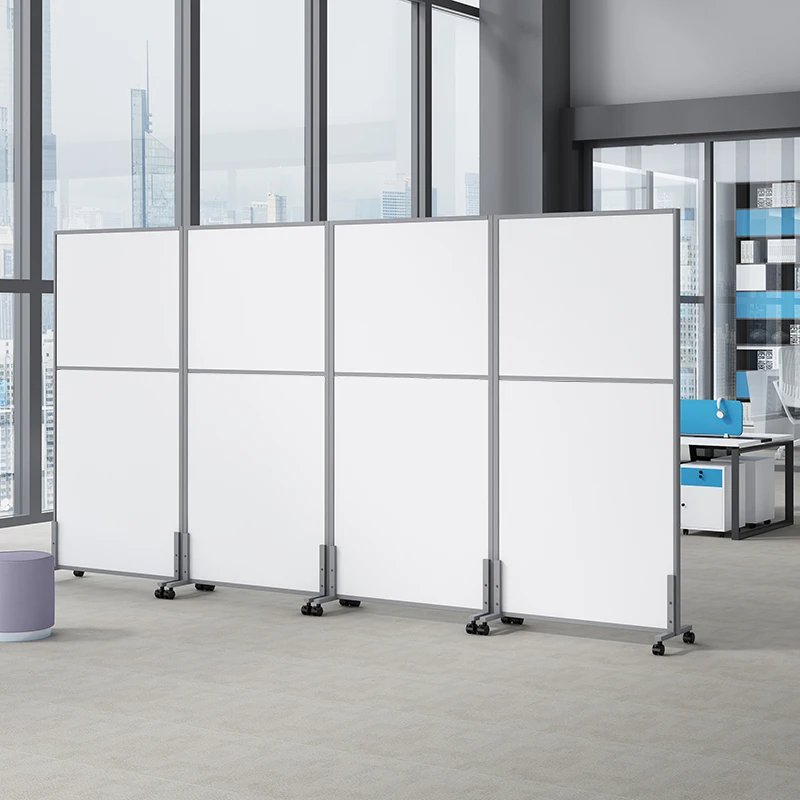 Simple office with wheels movable screen custom partition custom factory workshop warehouse exhibition hall hotel baffle
Simple office with wheels movable screen custom partition custom factory workshop warehouse exhibition hall hotel baffle