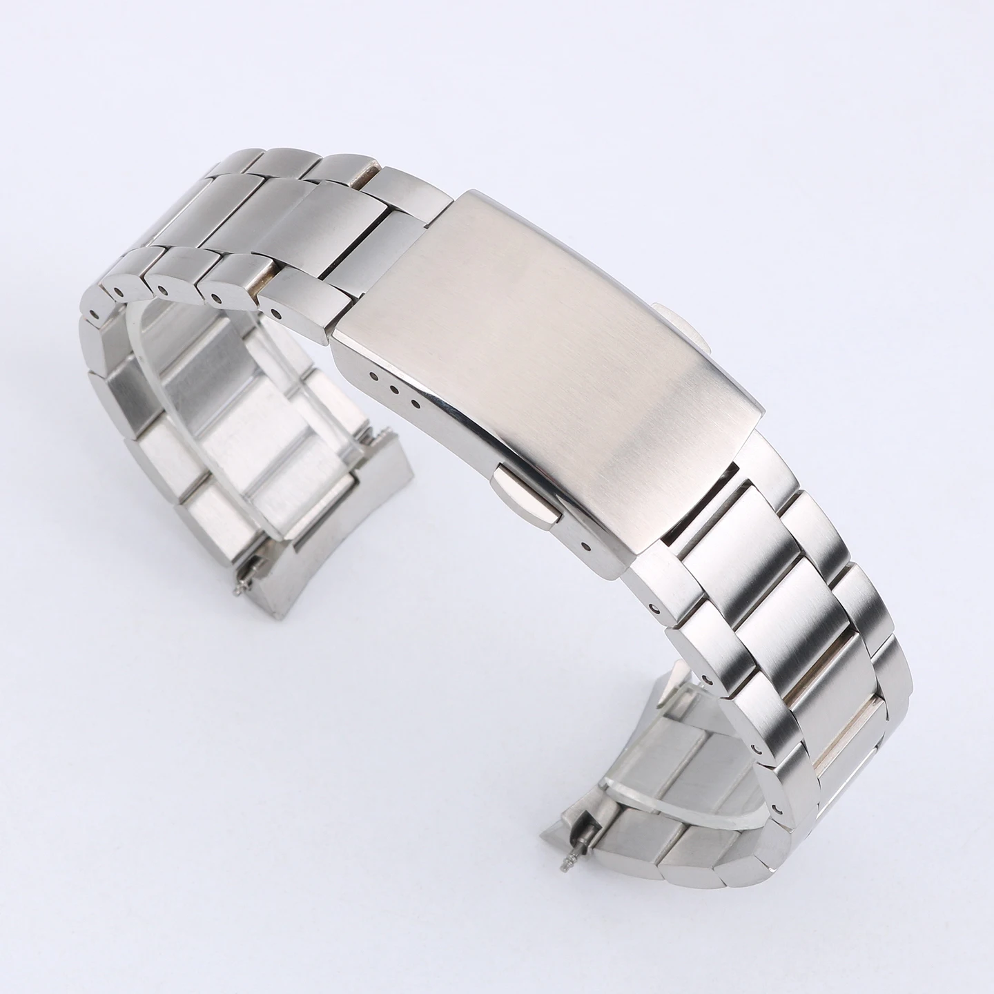 21.5mm Curved Stainless Steel Watch Band for TAG Heuer F1 Series Gulf Red Bull Team 43mm Quartz Men's Watch with Custom Dial
21.5mm Curved Stainless Steel Watch Band for TAG Heuer F1 Series Gulf Red Bull Team 43mm Quartz Men's Watch with Custom Dial
