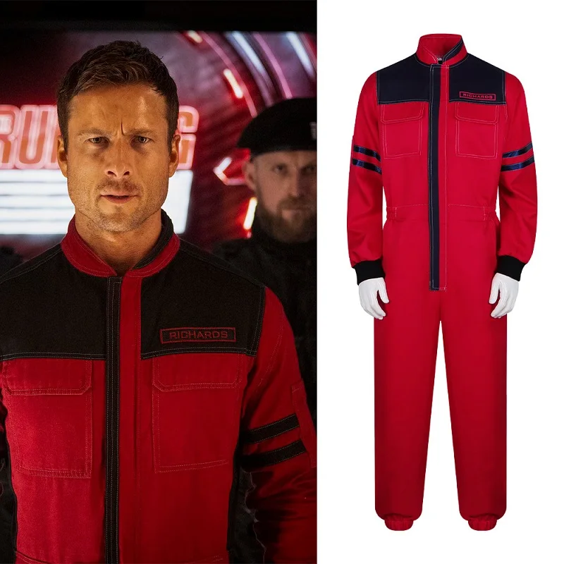 Фильм «Бегущий человек» 2025 Бен, косплей для взрослых, костюм «Жизнь смерти», Richards, красный комбинезон, мужской костюм Glen Powell, косплей, костюм на Хэллоуин
Фильм «Бегущий человек» 2025 Бен, косплей для взрослых, костюм «Жизнь смерти», Richards, красный комбинезон, мужской костюм Glen Powell, косплей, костюм на Хэллоуин