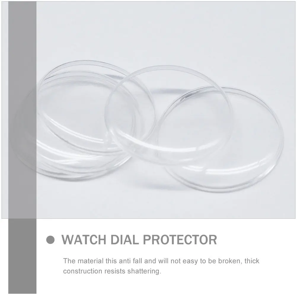 25Pcs Transparent Acrylic Watch Glass Replacement Lids for Watch Repair Clear Dial Cover Scratch Shock Drop Resistant
25Pcs Transparent Acrylic Watch Glass Replacement Lids for Watch Repair Clear Dial Cover Scratch Shock Drop Resistant