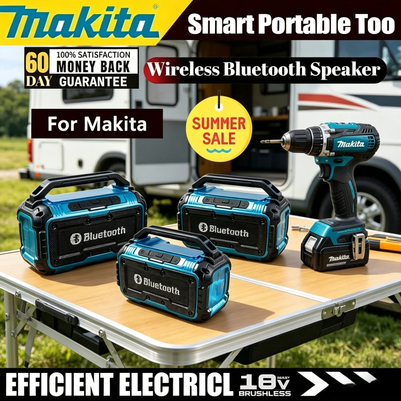 Makita Loudspeaker For Makita Battery, Outdoor Dual Channel Subwoofer, Cordless 3D Bluetooth Speaker Portable Surround Speakers
Makita Loudspeaker For Makita Battery, Outdoor Dual Channel Subwoofer, Cordless 3D Bluetooth Speaker Portable Surround Speakers