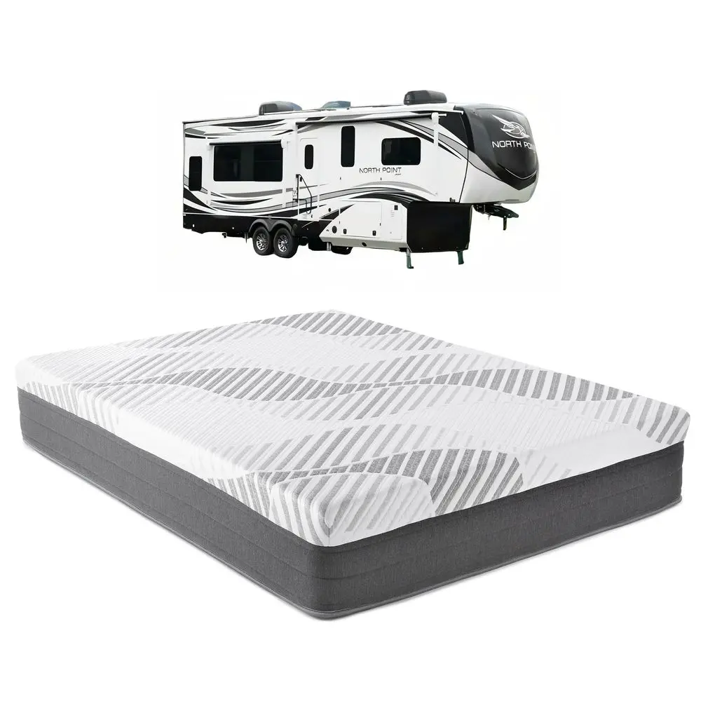 Lux Cool 12 Hybrid RV Mattress, Short Queen 60x74, Gel Memory Foam amp Pocketed Coil Bed for RV, Camper or Travel Trailer, Luxu
Lux Cool 12 Hybrid RV Mattress, Short Queen 60x74, Gel Memory Foam amp Pocketed Coil Bed for RV, Camper or Travel Trailer, Luxu