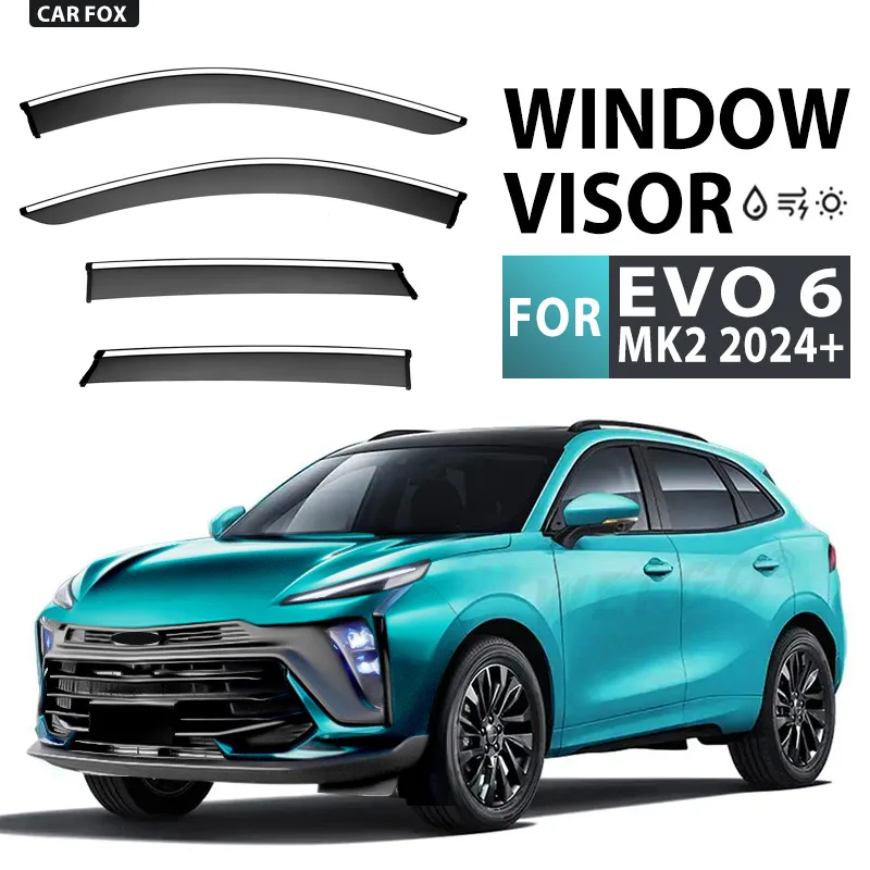 For EVO6 EVO 6 2020-2024+ Car Window Visor Awning Shelters Windshield Side Window Rain Sun Shade Auto Accessories
For EVO6 EVO 6 2020-2024+ Car Window Visor Awning Shelters Windshield Side Window Rain Sun Shade Auto Accessories