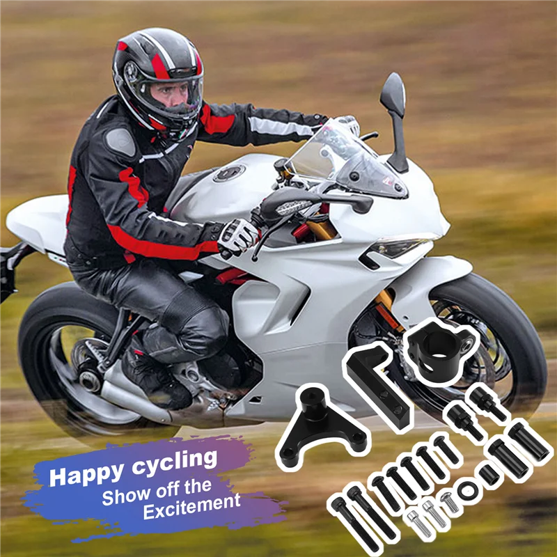 Надежные аксессуары для мотоциклов, комплект кронштейнов демпфера, крепление стабилизатора рулевого амортизатора для Ducati Hypermotard 950/SP 2019-
Надежные аксессуары для мотоциклов, комплект кронштейнов демпфера, крепление стабилизатора рулевого амортизатора для Ducati Hypermotard 950/SP 2019-