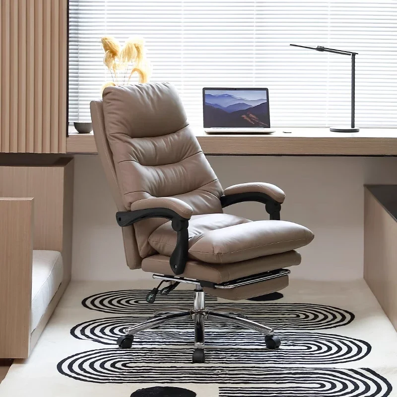 Luxury Elastic Office Chair Leather Durable Modern Recliner Gaming Chair Comfortable Conference Bureau Meuble Chair Furniture
Luxury Elastic Office Chair Leather Durable Modern Recliner Gaming Chair Comfortable Conference Bureau Meuble Chair Furniture