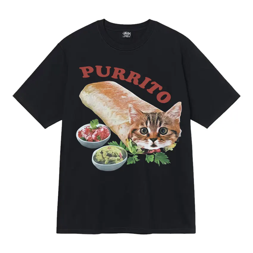 Funny Cat Rolled-up Pastry Emoji T-Shirt 100% Cotton Fashion Oversized Short Sleeve Tees Men Women Summer Casual Tops Streetwear
Funny Cat Rolled-up Pastry Emoji T-Shirt 100% Cotton Fashion Oversized Short Sleeve Tees Men Women Summer Casual Tops Streetwear
