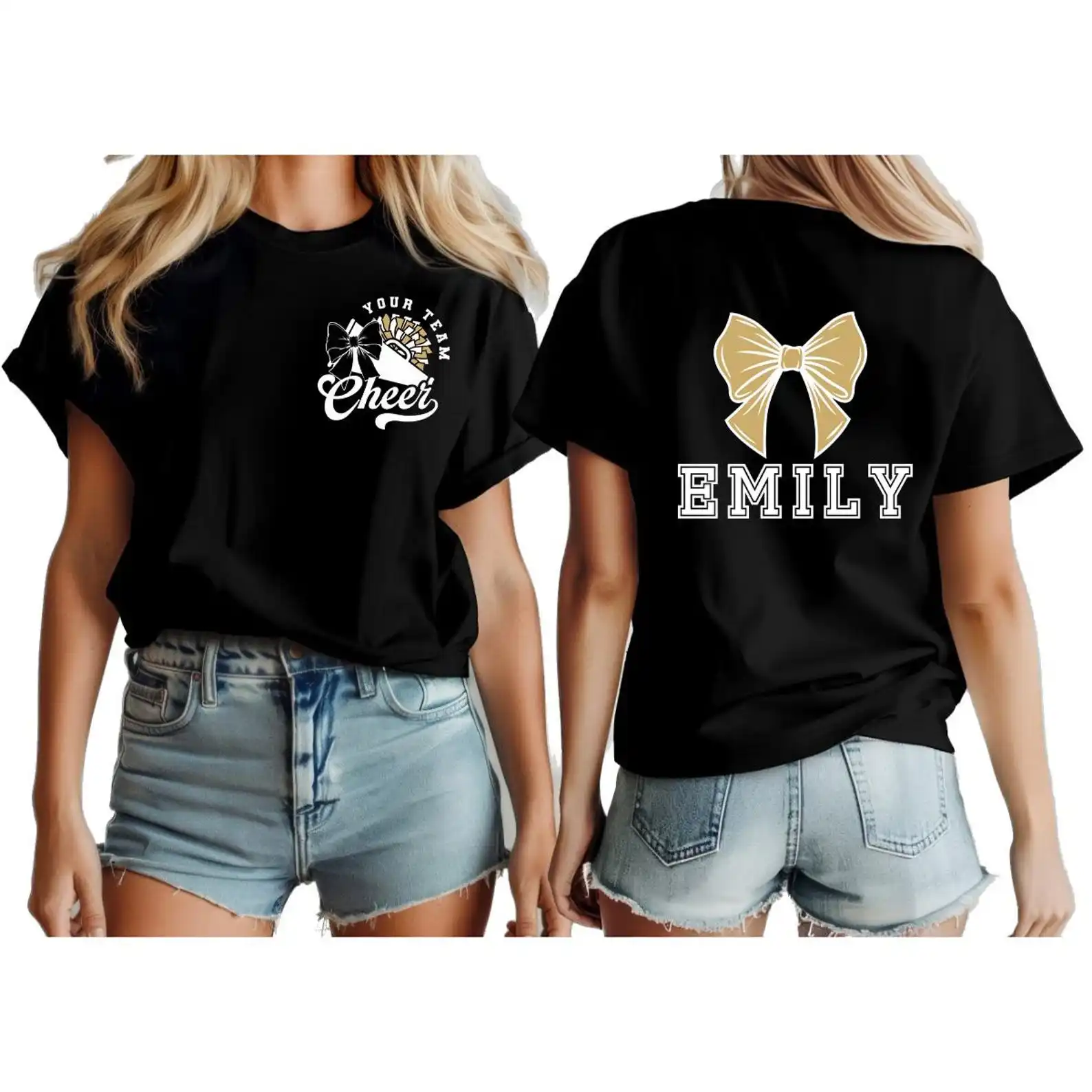 Women Custom Cheer Team Shirt Personalized Cheerleader Tee with Team Name Logo Cheer Mom Gift Shirts Cheer Squad Spirit Shirt
Women Custom Cheer Team Shirt Personalized Cheerleader Tee with Team Name Logo Cheer Mom Gift Shirts Cheer Squad Spirit Shirt