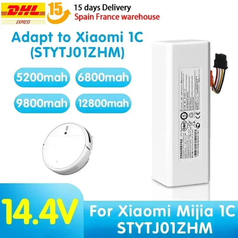 100% Original P1904-4S1P-MM Battery for Xiaomi Mijia 1C Robot Vacuum Cleaner, Replacement Battery for Sweeping & Mopping Robot
100% Original P1904-4S1P-MM Battery for Xiaomi Mijia 1C Robot Vacuum Cleaner, Replacement Battery for Sweeping & Mopping Robot