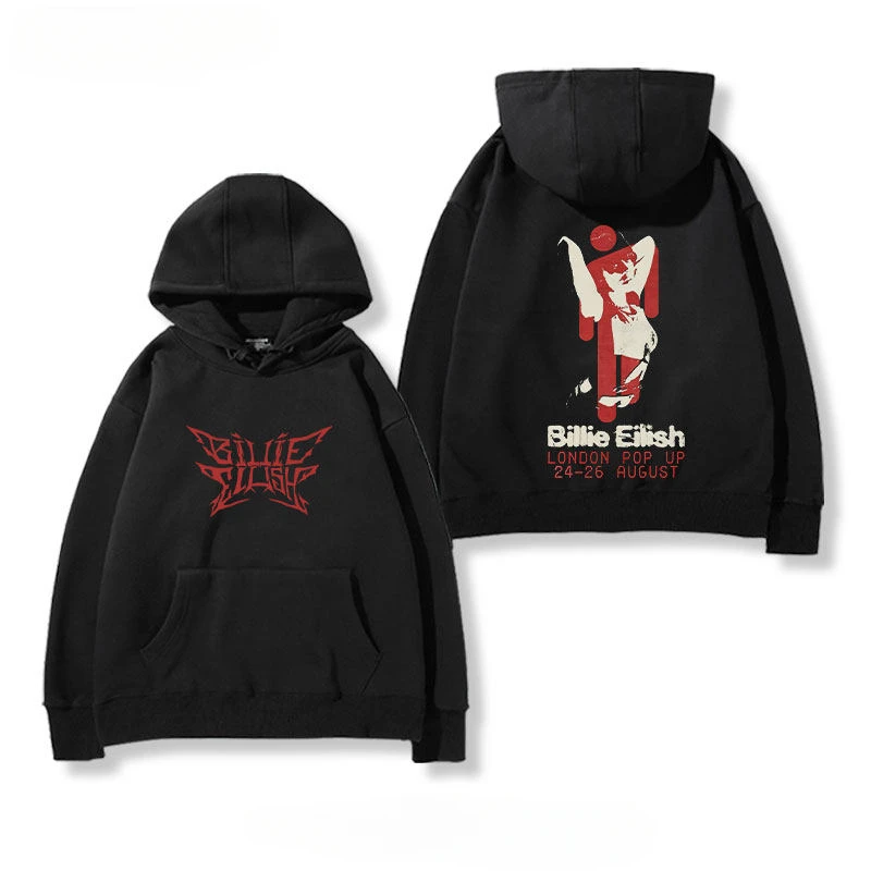 Fit Billie Eilish Hooded Sweatshirt for Both Men and Women, A Fleece American Casual and Versatile Outfit for Autumn and Winter
Fit Billie Eilish Hooded Sweatshirt for Both Men and Women, A Fleece American Casual and Versatile Outfit for Autumn and Winter