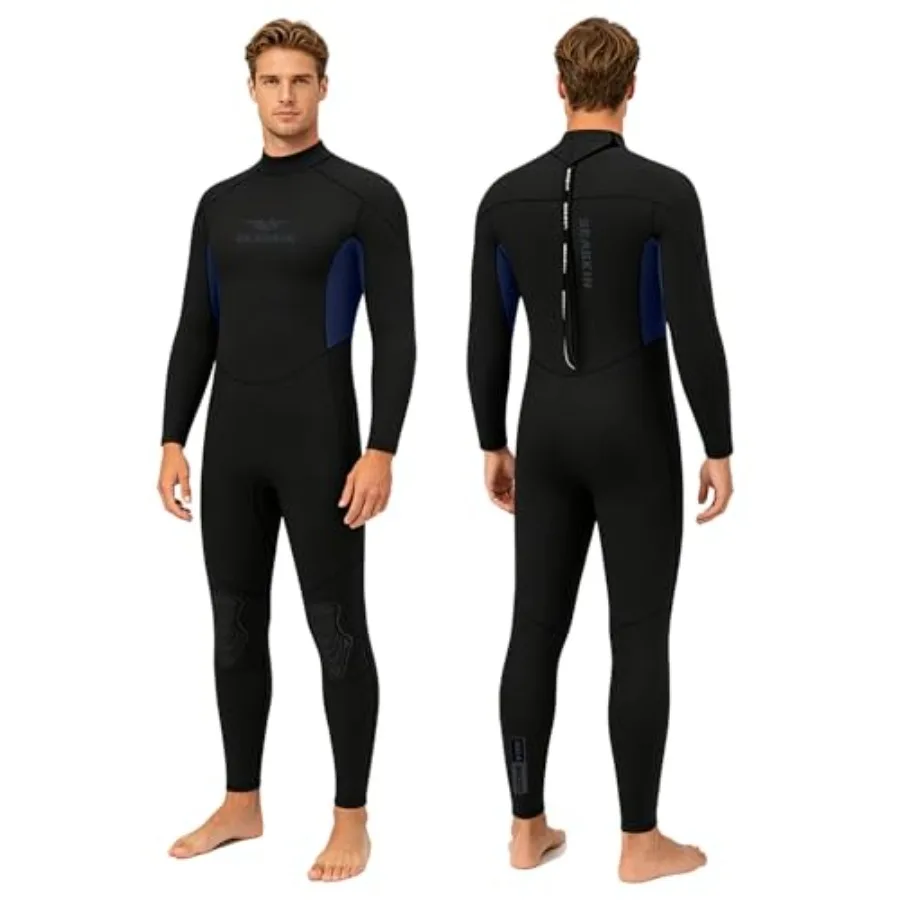 Full Wetsuits for Men 3mm Back Zip Diving Suits: diving application neoprene material black color thermal insulation and flexib
Full Wetsuits for Men 3mm Back Zip Diving Suits: diving application neoprene material black color thermal insulation and flexib