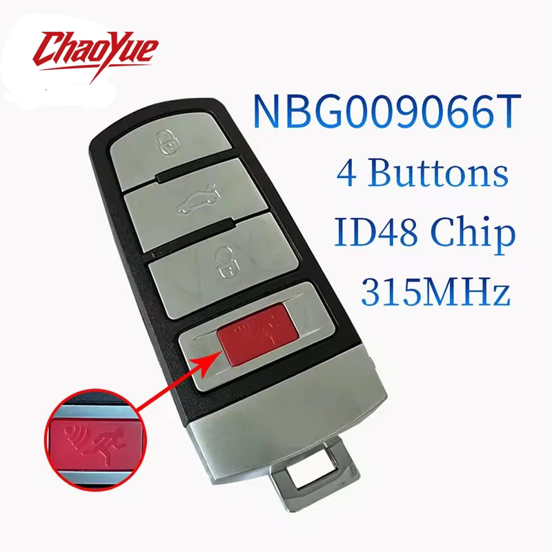 ChaoYao4 Buttons 315MHz ID48 Chip for VW Volkswagen Passat 2006-2013 CC 2009-2015 FCCID NBG009066TSmart Car Remote Control Key
ChaoYao4 Buttons 315MHz ID48 Chip for VW Volkswagen Passat 2006-2013 CC 2009-2015 FCCID NBG009066TSmart Car Remote Control Key