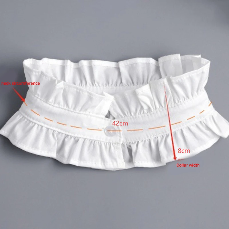 Модный искусственный воротник с оборками и пуговицами для женщин, съемный воротник-стойка, искусственный браслет для девочек, аксессуары для поддельных манжет
Модный искусственный воротник с оборками и пуговицами для женщин, съемный воротник-стойка, искусственный браслет для девочек, аксессуары для поддельных манжет