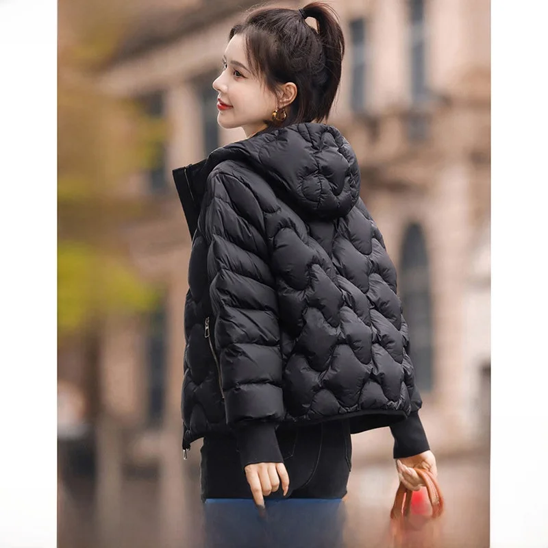 Утягивающее теплое пальто Jaet Mo Han Mei Thi, корейское женское пальто с капюшоном, модное осенне-зимнее новое поступление
Утягивающее теплое пальто Jaet Mo Han Mei Thi, корейское женское пальто с капюшоном, модное осенне-зимнее новое поступление