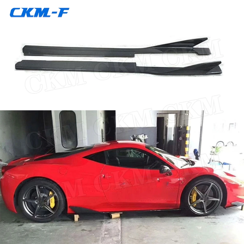 Carbon Fiber / FRP Side Skirts Aprons For Ferrari 458 2011-2014 Door Bumper Lip Guard Cover Spoiler Car Styling
Carbon Fiber / FRP Side Skirts Aprons For Ferrari 458 2011-2014 Door Bumper Lip Guard Cover Spoiler Car Styling