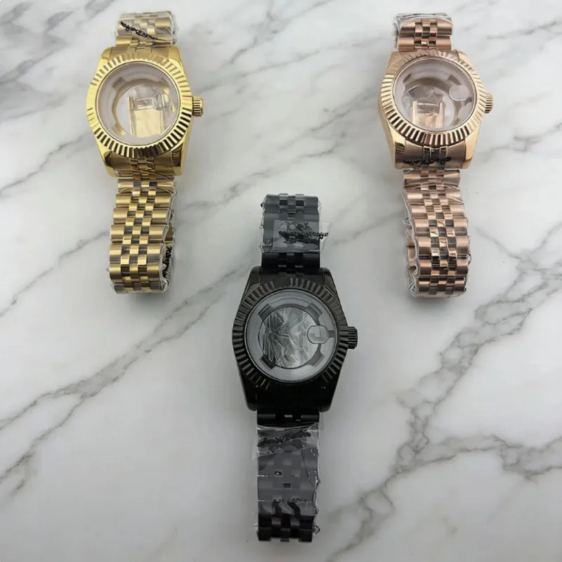 NH05 Datejust 31mm Women's 316L Stainless Steel Sapphire Glass Case Cyclops Lens Suitable for NH05 Automatic Movement
NH05 Datejust 31mm Women's 316L Stainless Steel Sapphire Glass Case Cyclops Lens Suitable for NH05 Automatic Movement