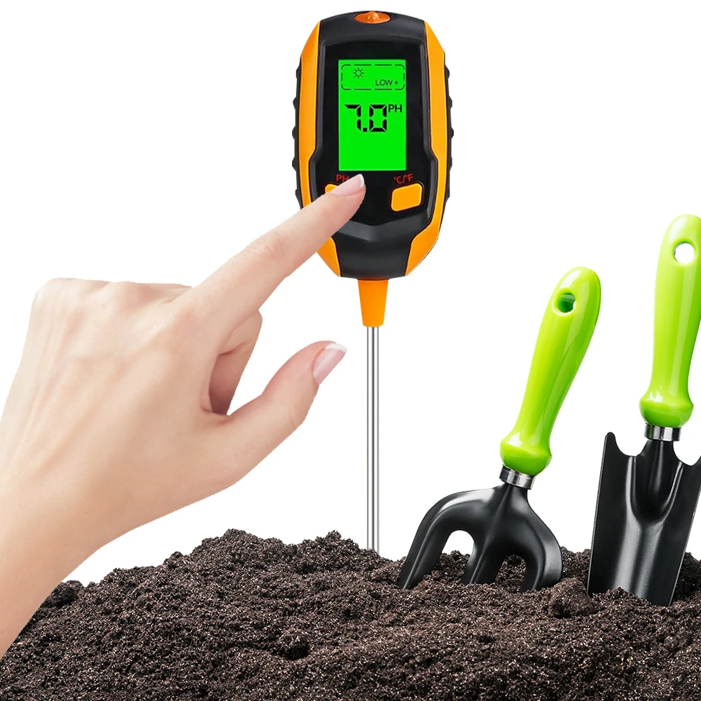 Digital Soil Moisture Meter Soil Test Meter Illuminance Meter for Garden Lawn Plant Care for Farm and Indoor Outdoor Plants
Digital Soil Moisture Meter Soil Test Meter Illuminance Meter for Garden Lawn Plant Care for Farm and Indoor Outdoor Plants
