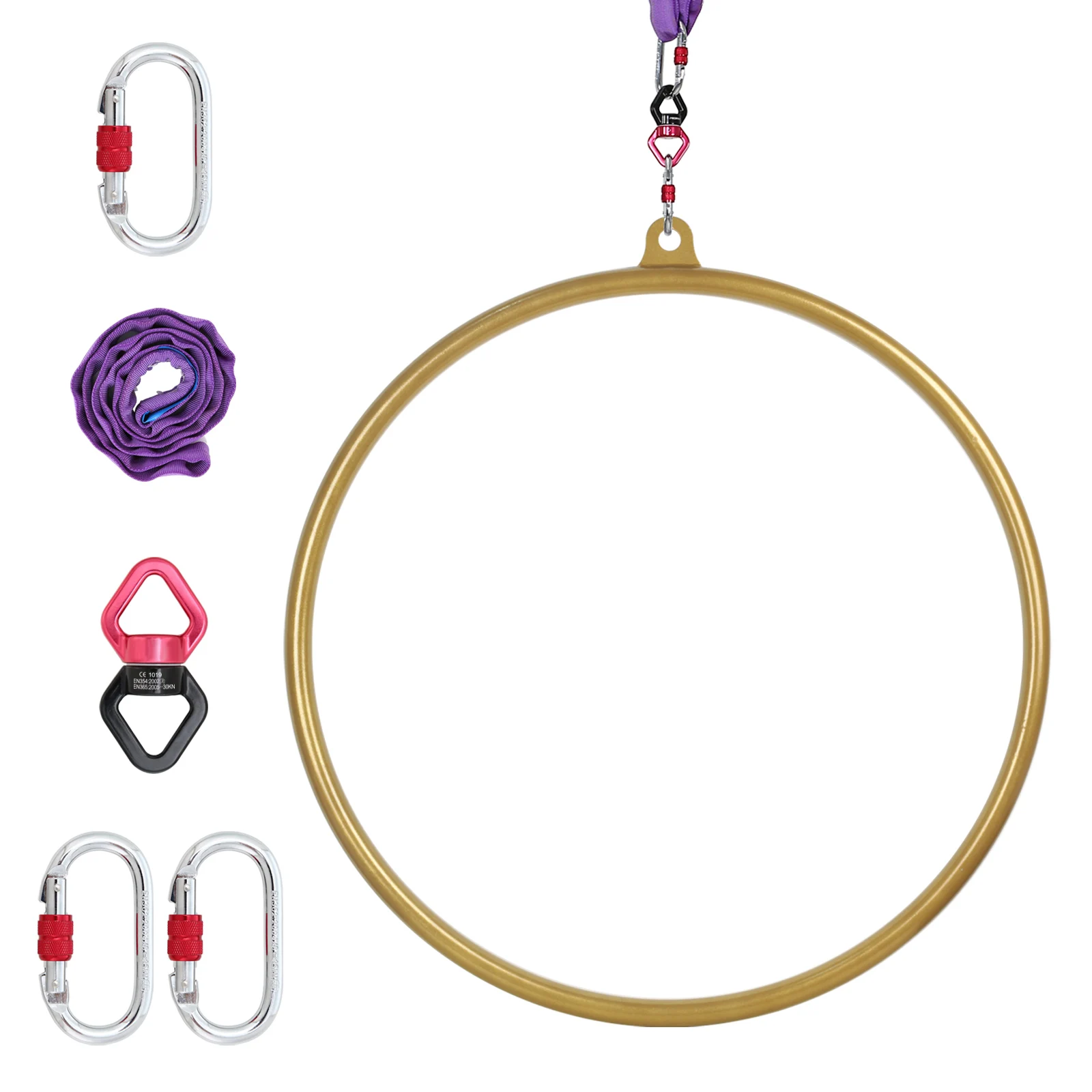 High Quality 85cm 25mm Gold Aerial Lyra Hoop Dance Hoop for Acrobatics Circus Aerial Lyra Hoop Set
High Quality 85cm 25mm Gold Aerial Lyra Hoop Dance Hoop for Acrobatics Circus Aerial Lyra Hoop Set