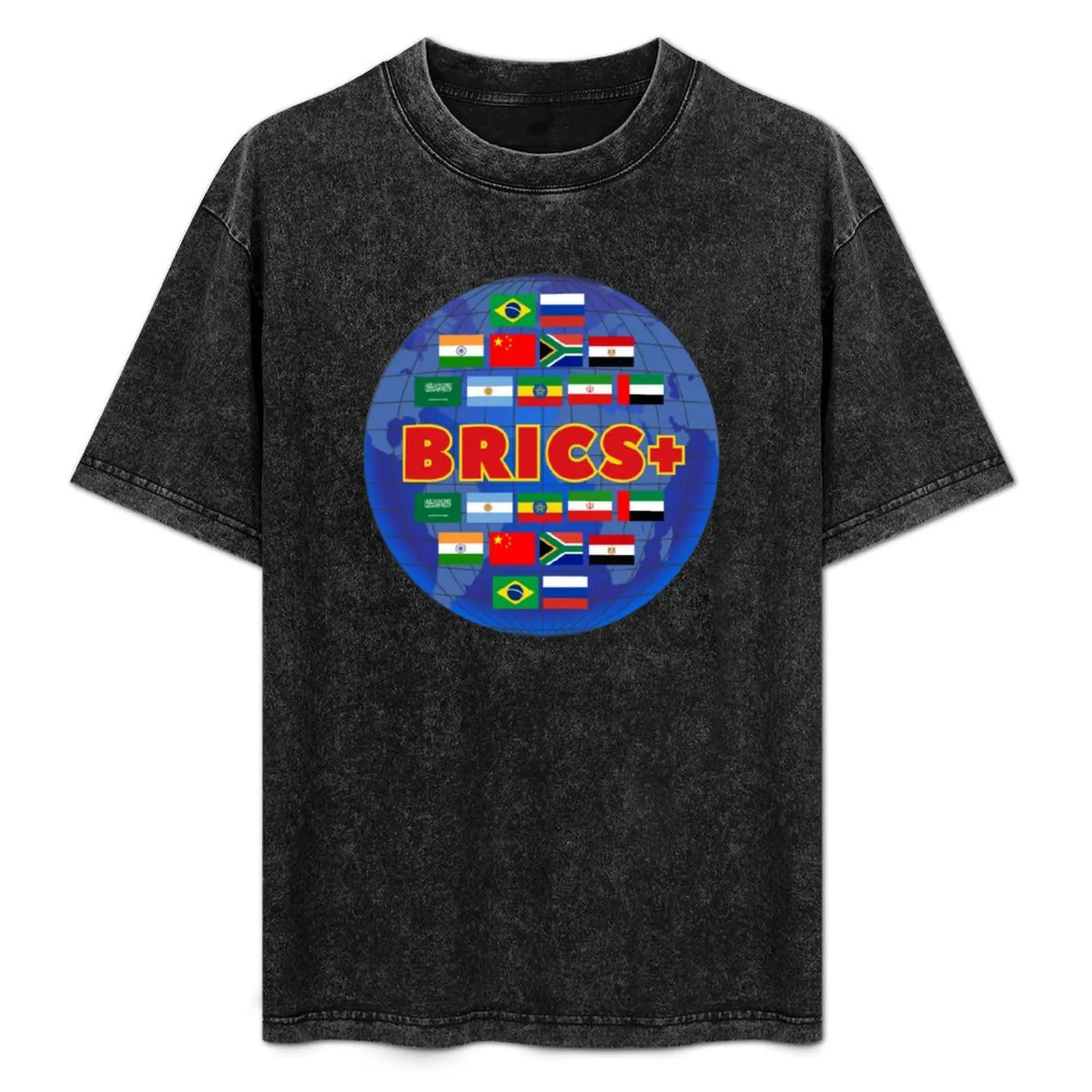 BRICS+ Countries of the BRICS group T-Shirt Modern Style Print T-Shirt
BRICS+ Countries of the BRICS group T-Shirt Modern Style Print T-Shirt