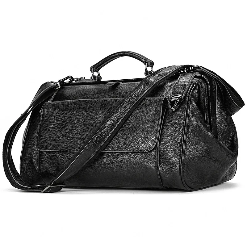 Shoulder luggage Short business trip travel bag Trend vegetable tanned leather Men's and women's business portable messenger bag
Shoulder luggage Short business trip travel bag Trend vegetable tanned leather Men's and women's business portable messenger bag