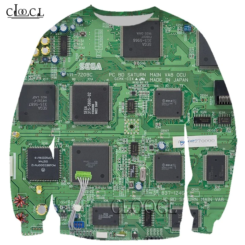 HX Fashion Hip Hop Electronic Chip 3D Print Men Women Popular Harajuku Casual Sweatshirt Unisex Autumn All-match Tops
HX Fashion Hip Hop Electronic Chip 3D Print Men Women Popular Harajuku Casual Sweatshirt Unisex Autumn All-match Tops