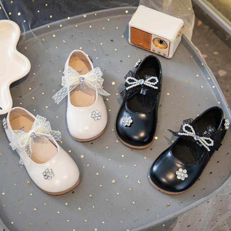 Summer Girl's Princess Shoes Bowknot Crystal Exquisite Kid's Flat Shoe Solid Colors Anti-slip Chic Charming Daily Children Shoes
Summer Girl's Princess Shoes Bowknot Crystal Exquisite Kid's Flat Shoe Solid Colors Anti-slip Chic Charming Daily Children Shoes