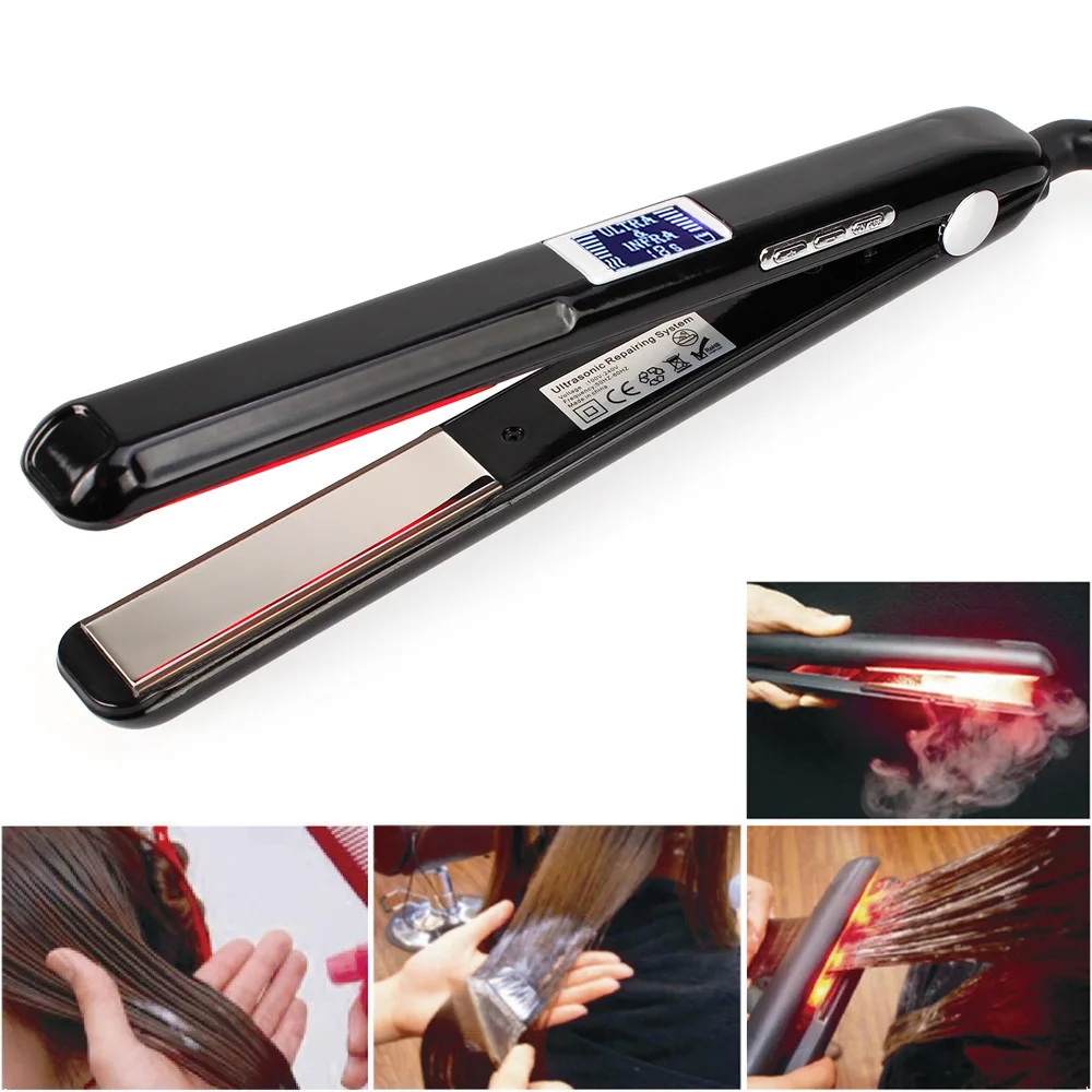 Professional Flat Irons Hair Straightener Infrared Ultrasonic Heatless Cold Iron For Repairing Damaged Hair Less Than 80 °C
Professional Flat Irons Hair Straightener Infrared Ultrasonic Heatless Cold Iron For Repairing Damaged Hair Less Than 80 °C